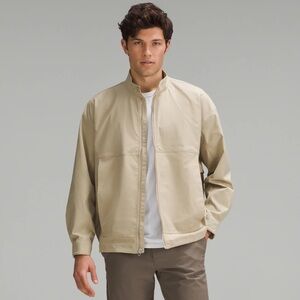 Lululemon Men’s Twill Full Zip Moto Jacket Compass Khaki Size XL NWT